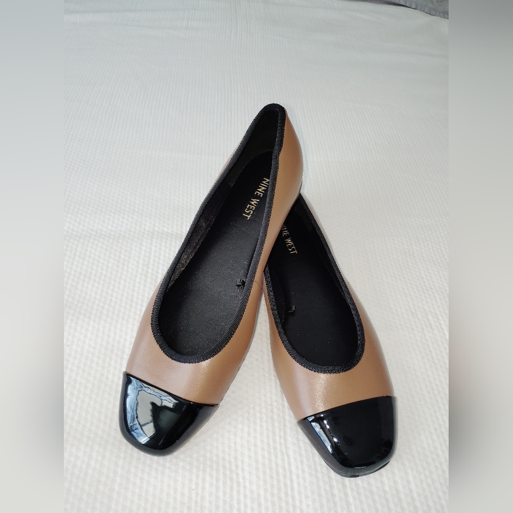 Nine West Ladies Flat Teland In Pecan Color (Size 10 M.)